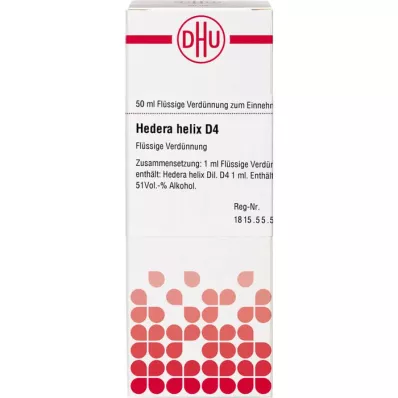 HEDERA HELIX D 4 Laimennus, 50 ml