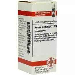 HEPAR SULFURIS C 1000 palleroa, 10 g