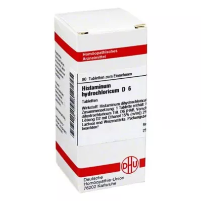 HISTAMINUM hydrochloricum D 6 tablettia, 80 kpl HISTAMINUM hydrochloricum D 6 tablettia, 80 kpl