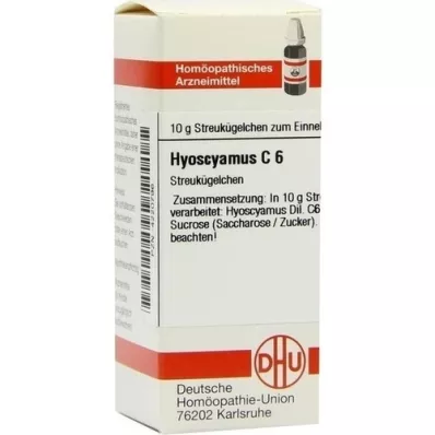 HYOSCYAMUS C 6 pallot, 10 g