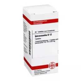 IPECACUANHA D 12 tablettia, 80 kpl