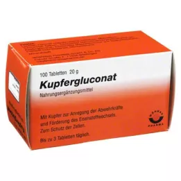 KUPFERGLUCONAT Tabletit, 100 kpl