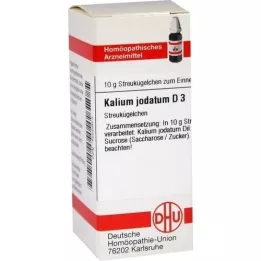 KALIUM JODATUM D 3 palloa, 10 g