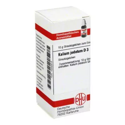 KALIUM JODATUM D 3 palloa, 10 g KALIUM JODATUM D 3 palloa, 10 g
