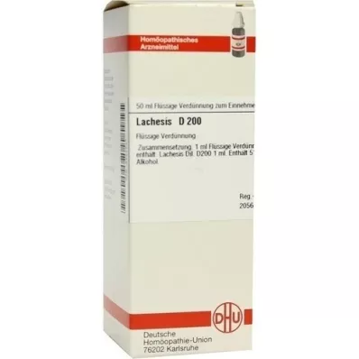 LACHESIS D 200 Laimennus, 50 ml