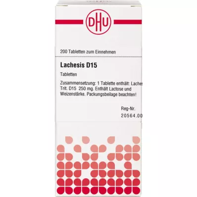 LACHESIS D 15 tablettia, 200 kpl