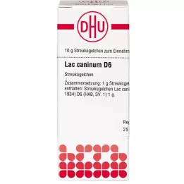 LAC CANINUM D 6 palloa, 10 g