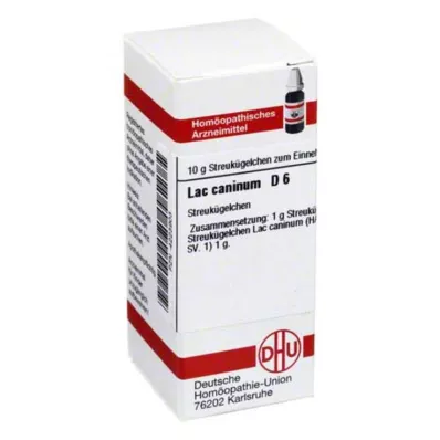 LAC CANINUM D 6 palloa, 10 g