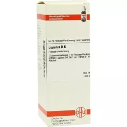 LUPULUS D 6 Laimennus, 50 ml