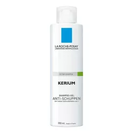 ROCHE-POSAY Kerium rasvoittuvan ihon geelishampoo, 200 ml