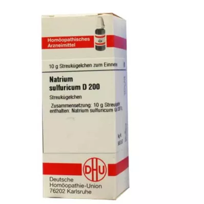 NATRIUM SULFURICUM D 200 palloa, 10 g