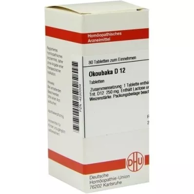 OKOUBAKA D 12 tablettia, 80 kpl