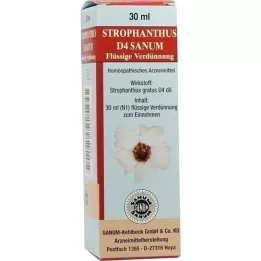 STROPHANTHUS D 4 Sanum-tippaa, 30 ml