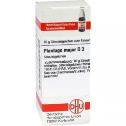 PLANTAGO MAJOR D 3 palloa, 10 g