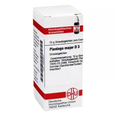 PLANTAGO MAJOR D 3 palloa, 10 g