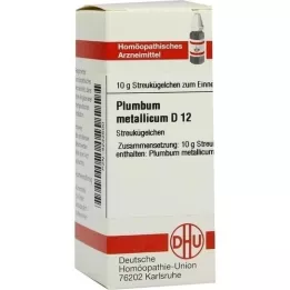 PLUMBUM METALLICUM D 12 palloa, 10 g