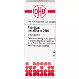 PLUMBUM METALLICUM D 200 palloa, 10 g