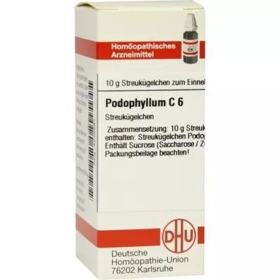 PODOPHYLLUM C 6 pallot, 10 g