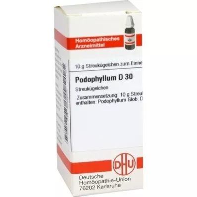 PODOPHYLLUM D 30 palloa, 10 g