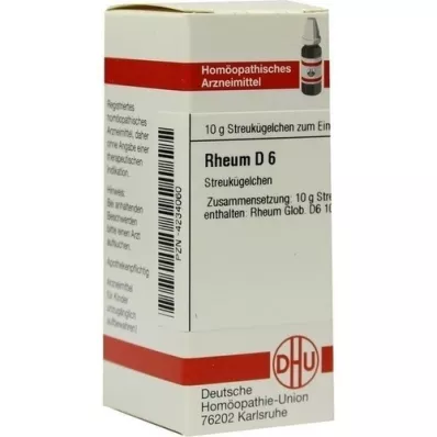 RHEUM D 6 palloa, 10 g