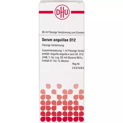 SERUM ANGUILLAE D 12 Laimennus, 50 ml