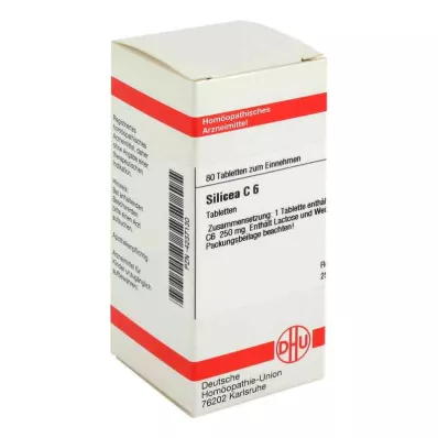 SILICEA C 6 tablettia, 80 kpl