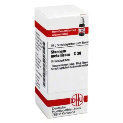 STANNUM METALLICUM C 30 palloa, 10 g