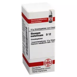 STANNUM METALLICUM D 12 palloa, 10 g