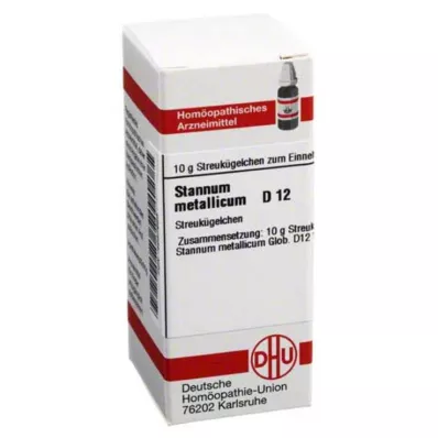 STANNUM METALLICUM D 12 palloa, 10 g