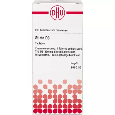 STICTA D 3 tablettia, 200 kpl