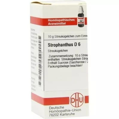 STROPHANTHUS D 6 palloa, 10 g