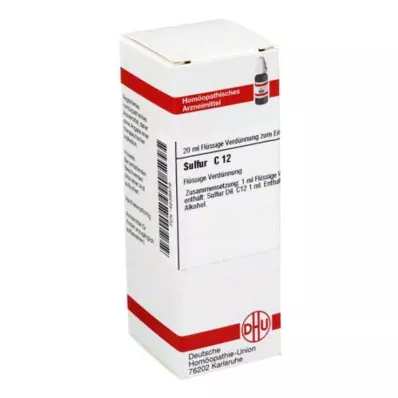 SULFUR C 12 Laimennus, 20 ml