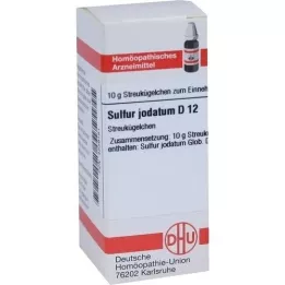 SULFUR JODATUM D 12 palloa, 10 g