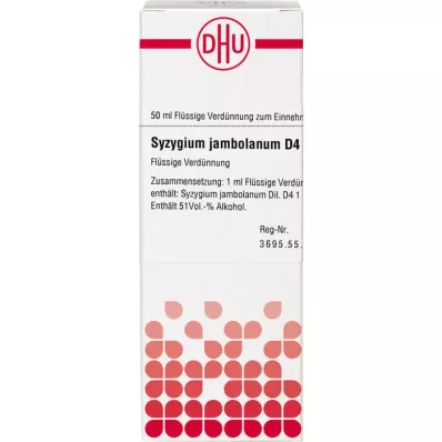 SYZYGIUM JAMBOLANUM D 4 -laimennus, 50 ml