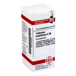 TELLURIUM metallicum C 30 palloa, 10 g