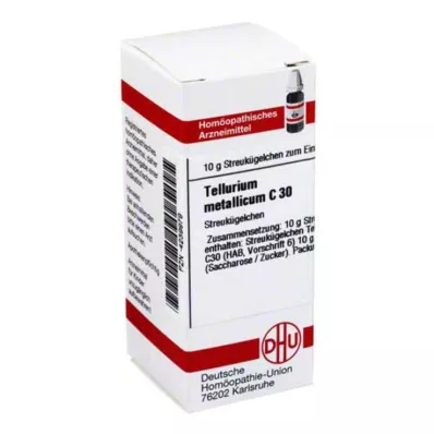 TELLURIUM metallicum C 30 palloa, 10 g