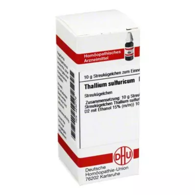 THALLIUM SULFURICUM D 6 palloa, 10 g