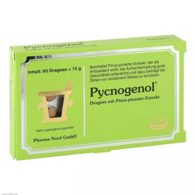 PYCNOGENOL KIEFERNRINDENEXTRAKT Pharma Nord Drag., 60 kpl