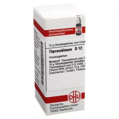 THYREOIDINUM D 12 palloa, 10 g