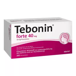 TEBONIN forte 40 mg kalvopäällysteiset tabletit, 200 kpl