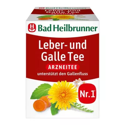 BAD HEILBRUNNER Maksan ja sappirakon teen suodatinpussi, 8X1.75 g