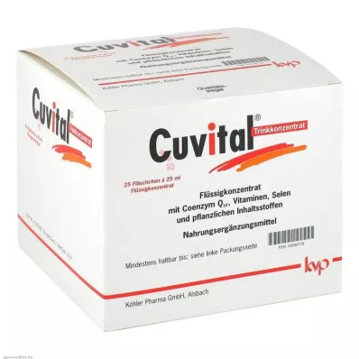 CUVITAL Juomakonsentraatti, 25X25 ml