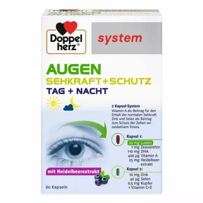 DOPPELHERZ Eyesight+Protection system Kapselit, 60 kapselia, 60 kpl