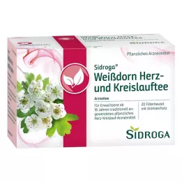 SIDROGA Hawthorn Sydän- ja verenkiertotee suodatinpakkaus, 20X1.5 grammaa