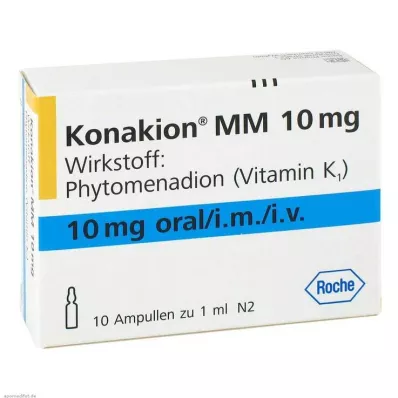 KONAKION MM 10 mg liuos, 10 kpl KONAKION MM 10 mg liuos, 10 kpl
