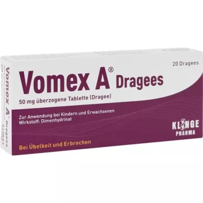 VOMEX A päällystetyt tabletit 50 mg, 20 kpl