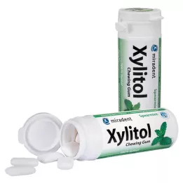 MIRADENT Ksylitolipurukumi Spearmint, 30 kpl
