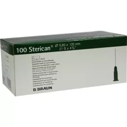 STERICAN Putket 21 Gx4 4/5 0,8x120 mm, 100 kpl