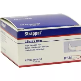 STRAPPAL Teippisidos 2,5 cmx10 m, 1 kpl