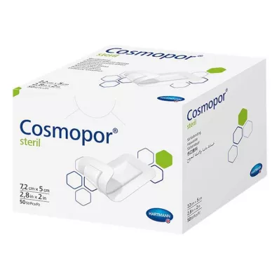 COSMOPOR steriili haavasidos 5x7,2 cm, 50 kpl
